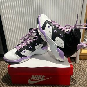 Air Jordans 6-17-23 Black-White-Lilac DM1159-015